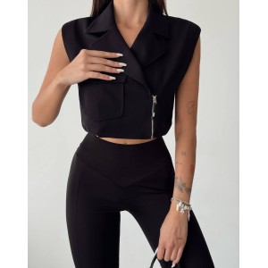 Veste Blazer Crop Sans...