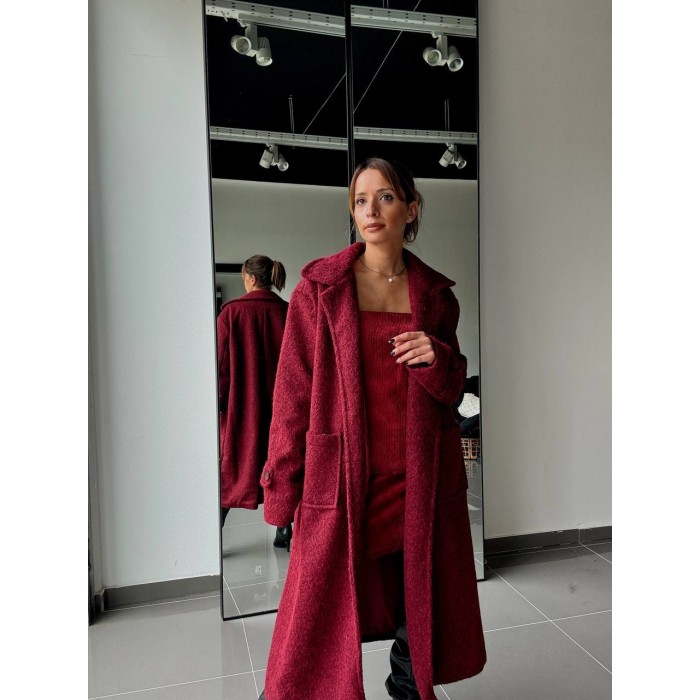 Manteau Long Avec Doublure Et Poches