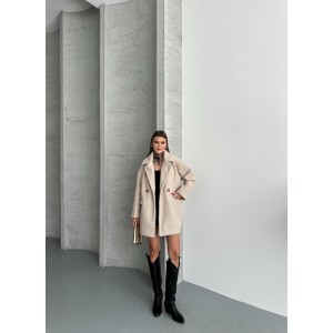 Manteau texturé avec poches...